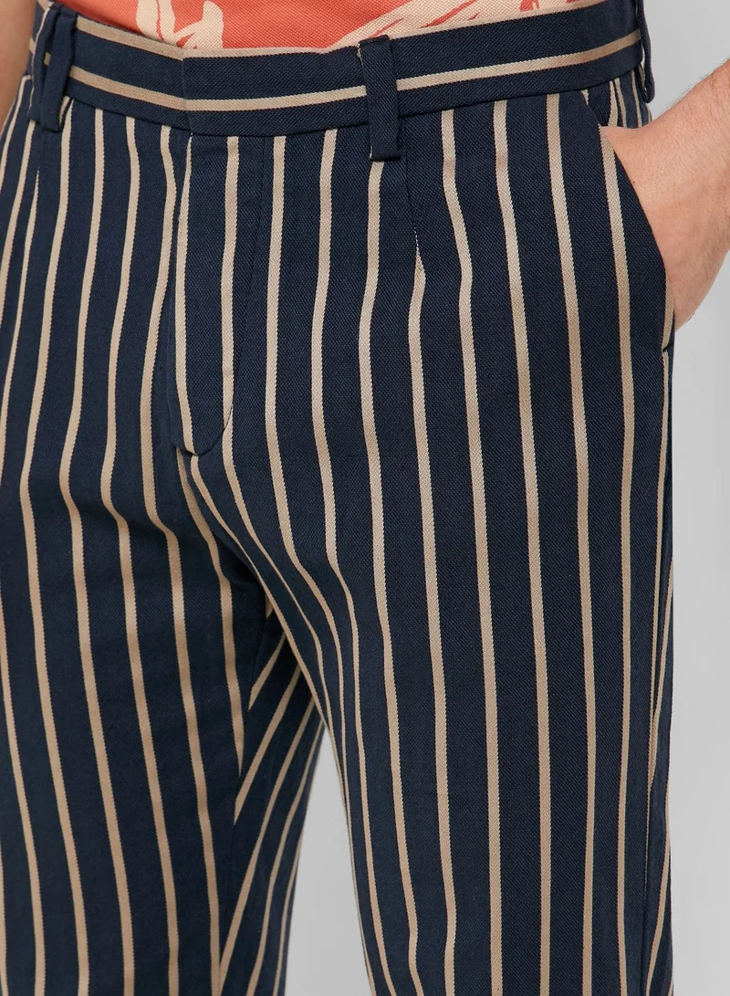 Reserved Stiped Chinos