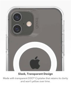 Gear4 Apple iPhone 16 Plus 2024 Gear4 Premium Protection Series Crystal Palace D3O Crystalex Drop Protection Completely Transparent Ultra Hybrid Case Cover - Clear  - Image 5