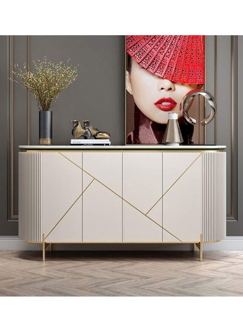Generic Entrance table 90 x 40 x 200 cm - beige  - Image 1