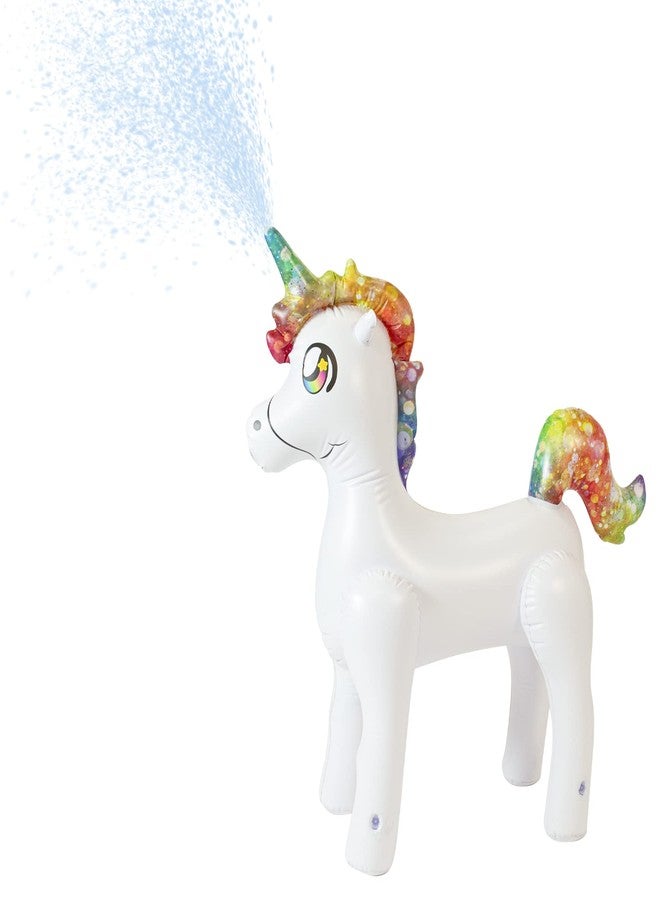 Poolcandy Gigantic 6' Unicorn Sprinkler, Experience Whimsical Fun and Unmatched Joy with The Inflatable Unicorn Play Giant Sprinkler - Image 1
