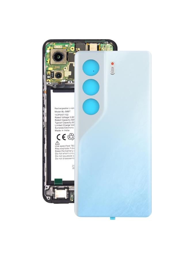 erorex For Tecno Camon 40 Pro 4G CM6 Original Back Cover(White) - Image 1