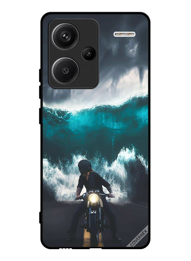 Covernex Protective Case Cover For Xiaomi Redmi Note 13 Pro Plus Water Wave Art  - Image 1