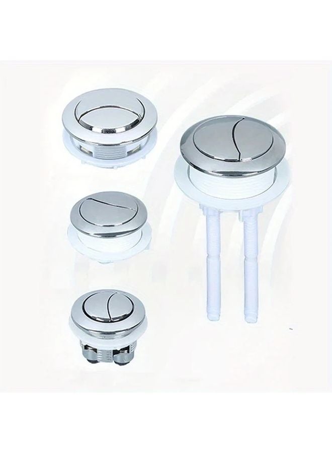 Universal Toilet Seat Cover Replacement Model L Dual Push Button Easy Install - Image 2