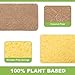 Yolaist 12 Pack NonScratch Scrub Sponge Natural Kitchen Sponges for Cleaning Kitchen Scratch Free Biodegradable Sponges for Dishes NoStick Cookware - Image 4