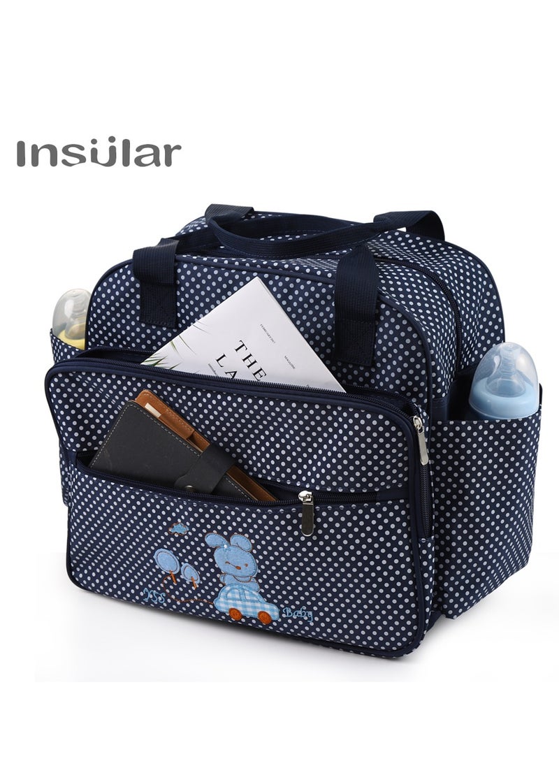 insular - Oversized Capacity Diaper Bag With One Shoulder Cross-Body Waterproof Mommy Bag Casual Bag - Image 1