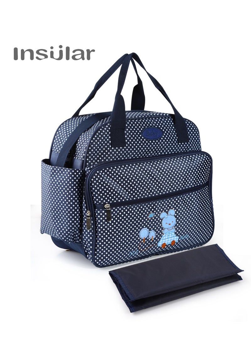 insular - Oversized Capacity Diaper Bag With One Shoulder Cross-Body Waterproof Mommy Bag Casual Bag - Image 1