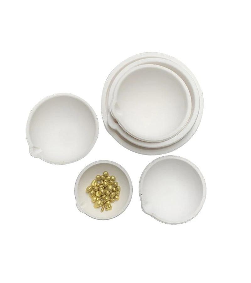 90mm White Melting Casting Mold Bowl Crucible for Jewelry Making Tools - Image 1