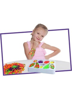 Apexma Educational and Fun Beaded Jewelry Design Set with Bag - Necklace and Bracelet Jewelry Set  - Image 3