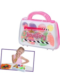 Apexma Educational and Fun Beaded Jewelry Design Set with Bag - Necklace and Bracelet Jewelry Set  - Image 1