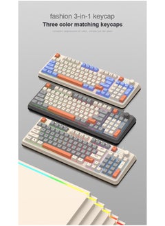 Bonic Stunning Silver Wired Gaming Keyboard Three-color Luminous Mechanical Feel with Backlight - Glimmer  - Image 3