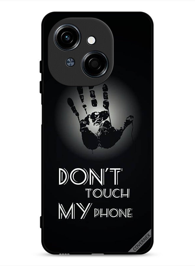 Covernex Tecno Spark Go 1 4G Protective Case Cover Don't Touch My Phone Hand - Image 1