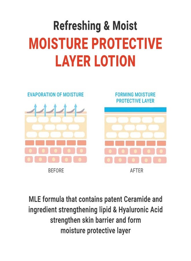 ATOPALM MLE Lotion 300ml 10.1 Fl Oz for Sensitive Skin, 48 Hours Long Hydration with Ceramide, Long-Lasting Moisturizing Baby Lotion, Strengthening Skin Barrier, Redness-Relief, Korean Skincare - Image 5