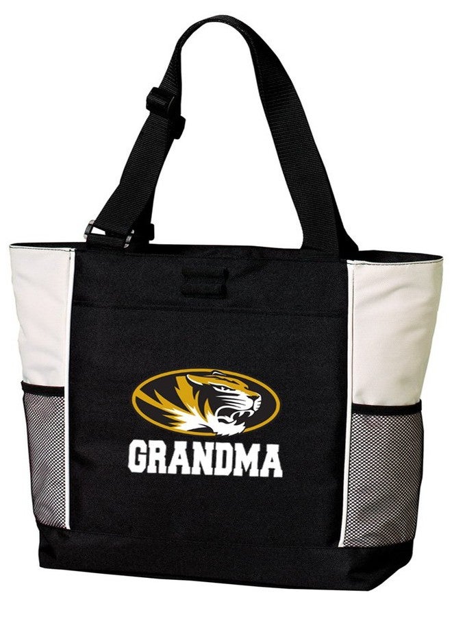 Broad Bay MIZZOU Grandma Tote Bags University of Missouri Grandmother Totes Beach Pool Or Travel - Image 1