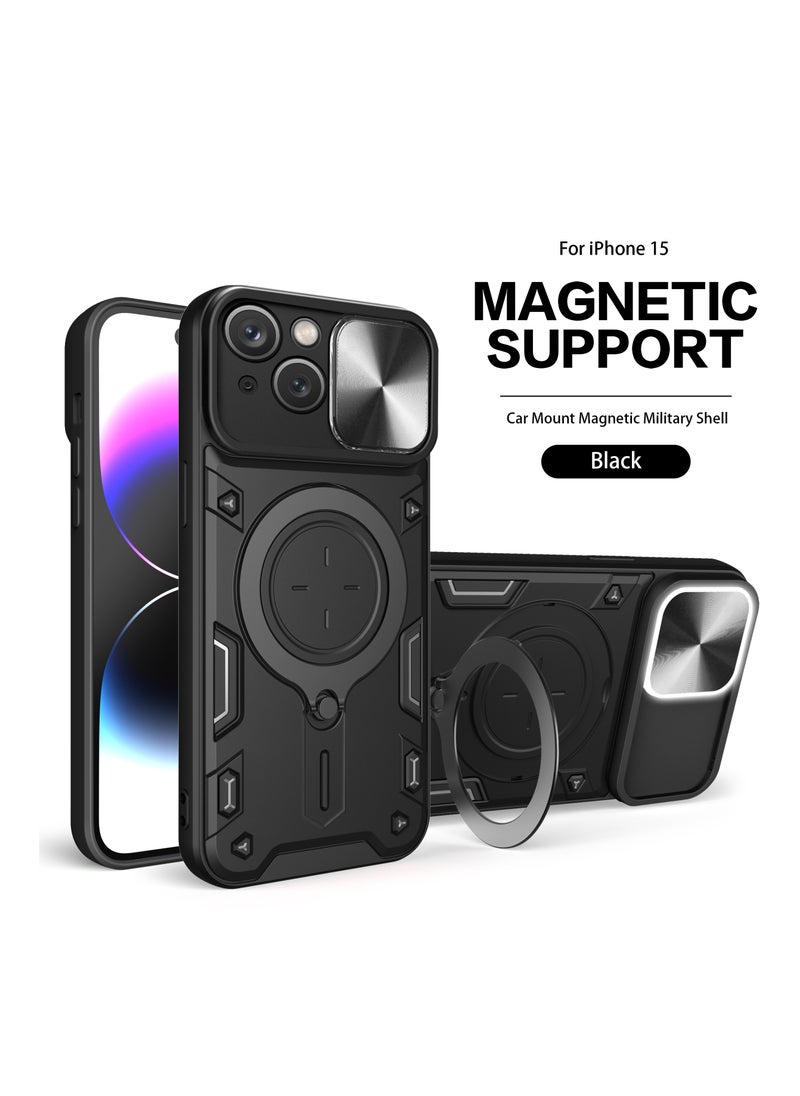 GULFLINK Back Cover Phone Protection Case For iPhone 15 Black  - Image 1