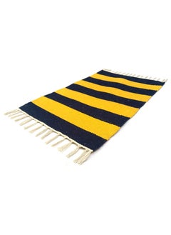 H2H H2H House2Home Cotton Door Mat Thickness up to 9MM (40cm X 60cm, Black, Yellow, Pack Of 3)  - Image 4