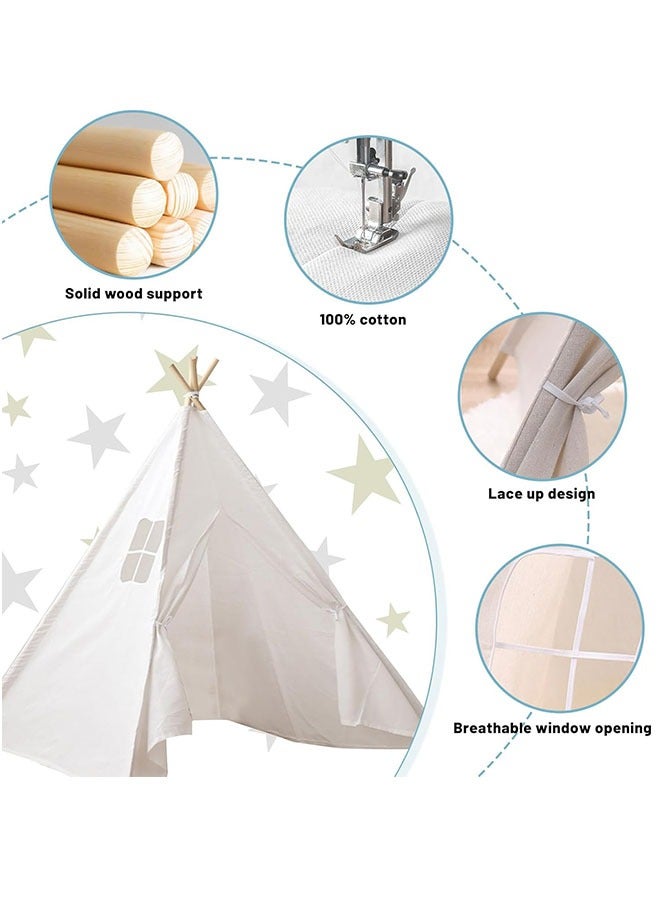 Generic Children's Tent Parent-Child Activities Picnic Game House Outdoor Garden Picnic Tent Triangle Tent  - Image 2