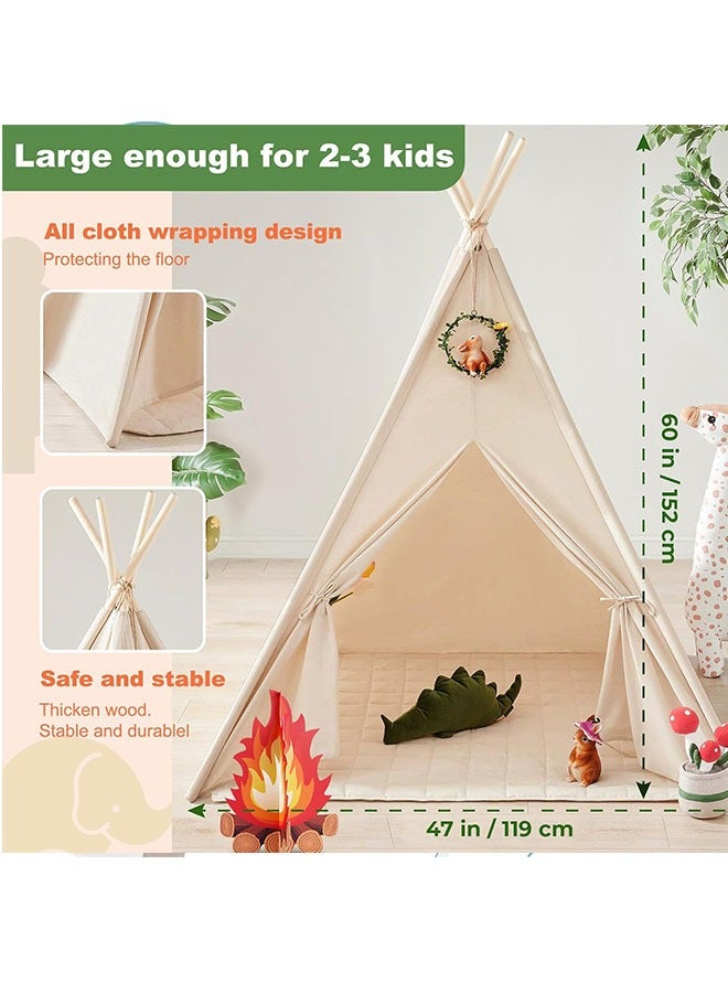 Generic Children's Tent Parent-Child Activities Picnic Game House Outdoor Garden Picnic Tent Triangle Tent  - Image 3