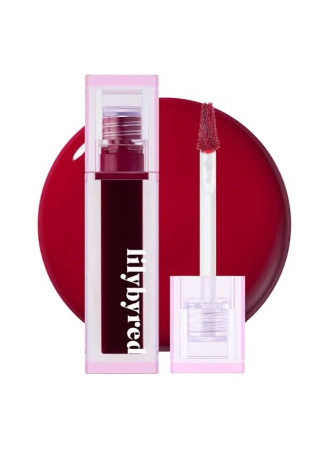 lilybyred ليليباي ريد جوسي لاير وتر تينت كوريان فيفيد وتر جيل ليب ستين فريش فروت كلرز إنتنس لونج لاستينج ستين موستشرَايزينج ترانسفيربروف لايت ويت فينيش 016 أوقية 04 بلاك بيري تيكيلا - Image 1
