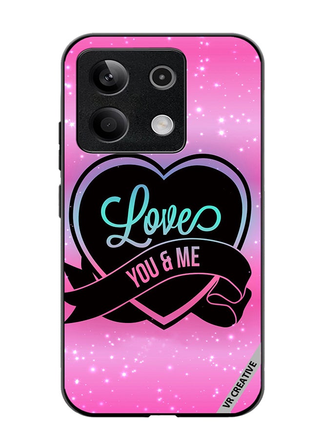 VR CREATIVE Protective Case Cover For Xiaomi Poco X6 Love You And Me Design Multicolour - Image 1