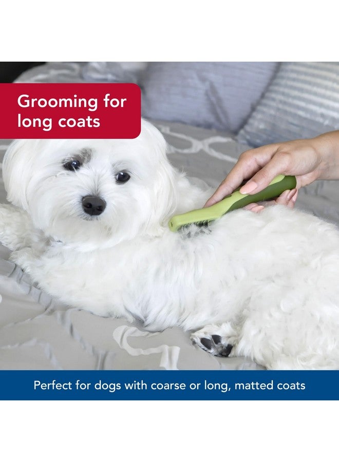كوستال مشط إزالة تشابك شعر الحيوانات الأليفة الساحلية - فرشاة للكلاب ذات الشعر الخشن أو المتشابك أو متوسط إلى طويل - مقاس واحد - Image 4