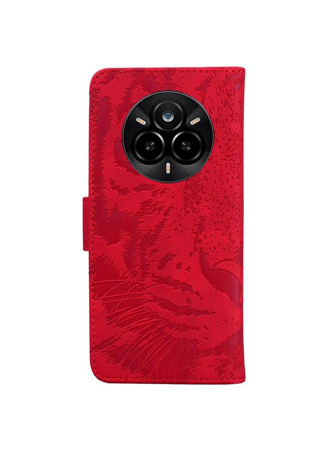 اس-توب جراب هاتف Realme 14 Pro من الجلد القابل للطي بنقشة النمر - Image 4