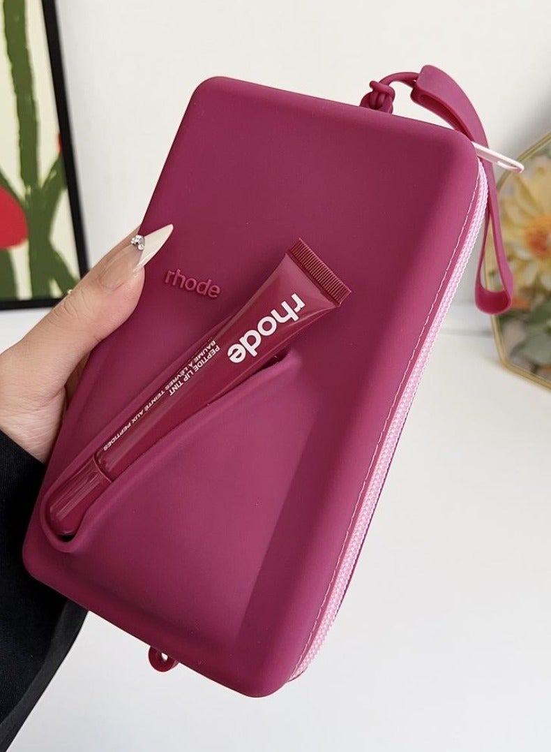 رود حقيبة الحبل المحمولة، حقيبة الهاتف المحمول سيليكون، مناسبة لحقيبة ماكياج Iphone 16 15 14 13 - Image 1