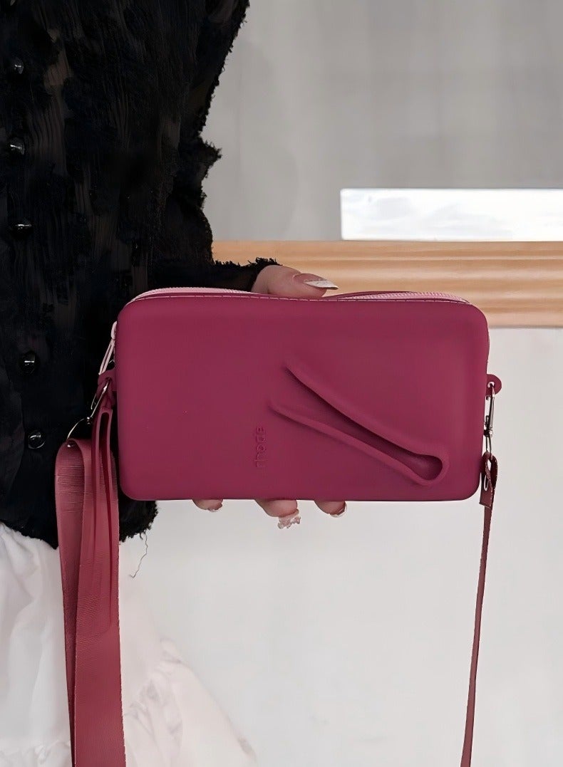 رود حقيبة الحبل المحمولة، حقيبة الهاتف المحمول سيليكون، مناسبة لحقيبة ماكياج Iphone 16 15 14 13 - Image 3