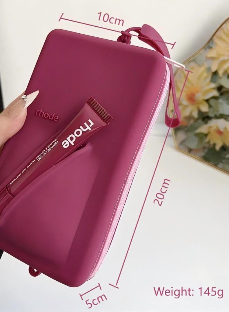 رود حقيبة الحبل المحمولة، حقيبة الهاتف المحمول سيليكون، مناسبة لحقيبة ماكياج Iphone 16 15 14 13 - Image 4