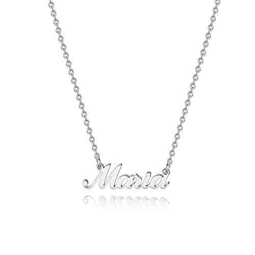 Hidepoo Maria Jewelry Necklace – Personalized Name Pendant Necklace, Dainty Maria Name Necklace Chain Jewelry Gifts for Women - Image 1