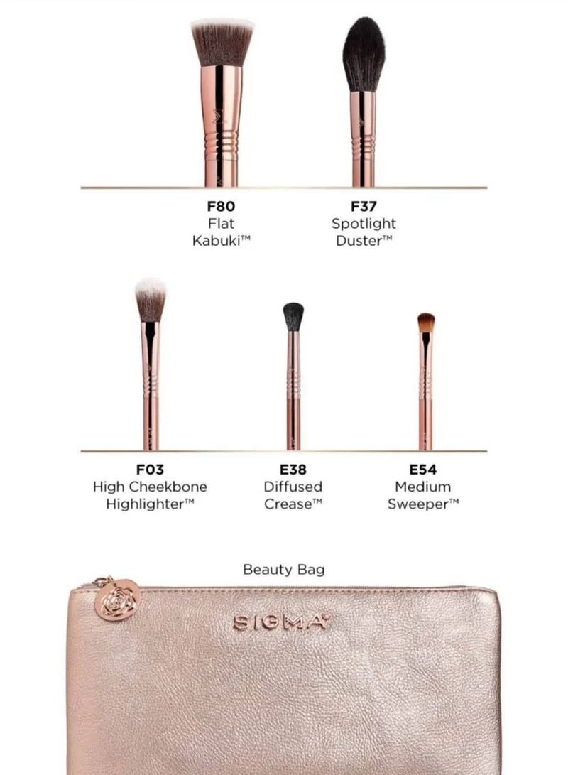 Sigma Beauty Sigma Beauty Set of 5 Iconic Brush Set