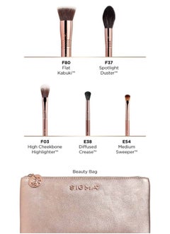 Sigma Beauty Sigma Beauty Set of 5 Iconic Brush Set  - Image 4