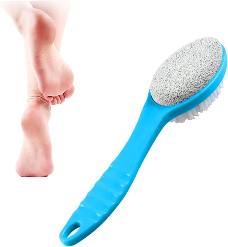 WAFJAMF WAFJAMF Foot Stone Brush Exfoliating Brush Shower Foot Srubber with Pumice1 PCS Blue 