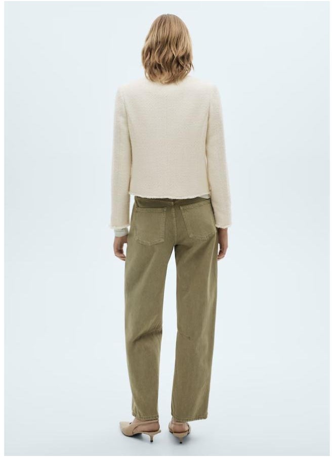 MANGO Tweed Jacket With Jewel Buttons  - Image 2