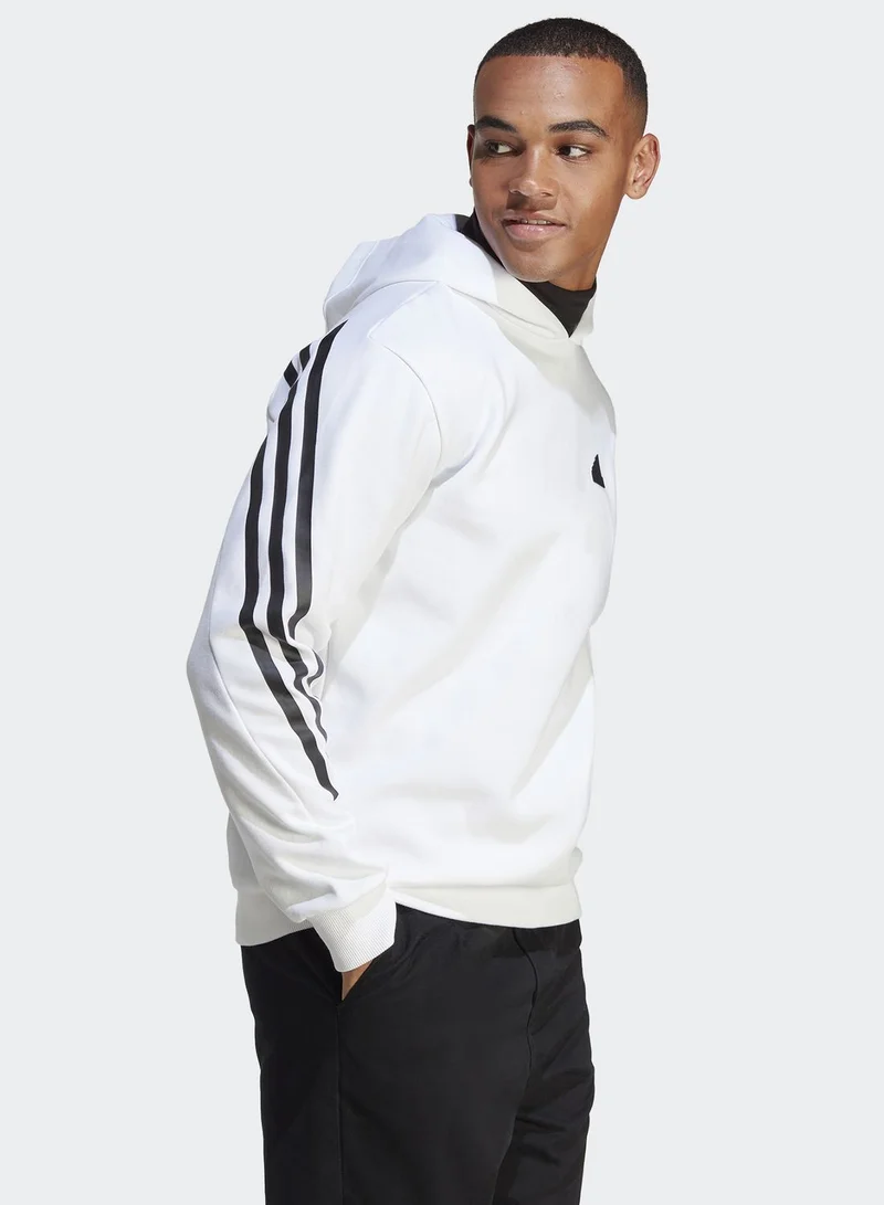 Adidas 3 Stripe Future Icons Hoodie