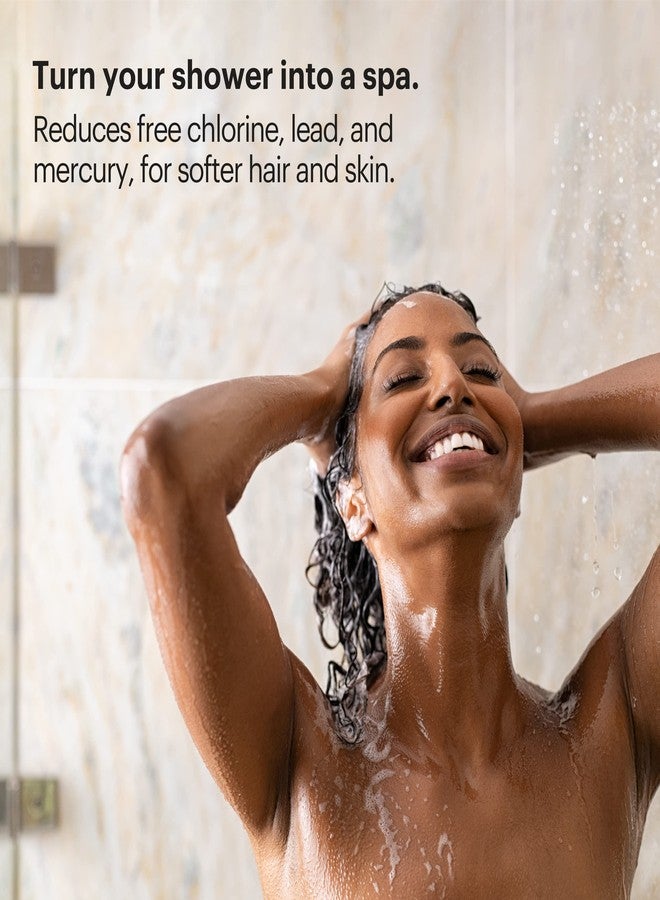 Brondell Shower Filter VivaSpring, Compact Polished Chrome - High Output, 100% High-Purity KDF Filtration, With FF-30 Filter Cartridge, Filtered Shower Water for Healthier Skin & Hair - Image 5