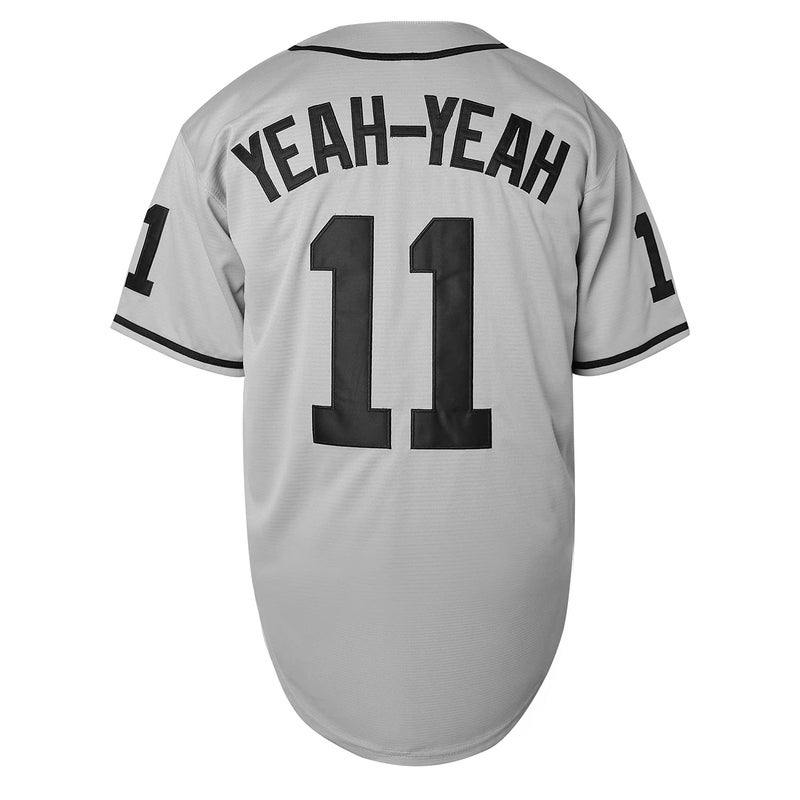 JKNAKN The Sandlot Benny The Jet Rodriguez Michael Squints Palledorous Alan Yeah-Yeah McClennan Bel Air 3D Print Baseball Jersey (XXX-Large, 11-Grey) - Image 3