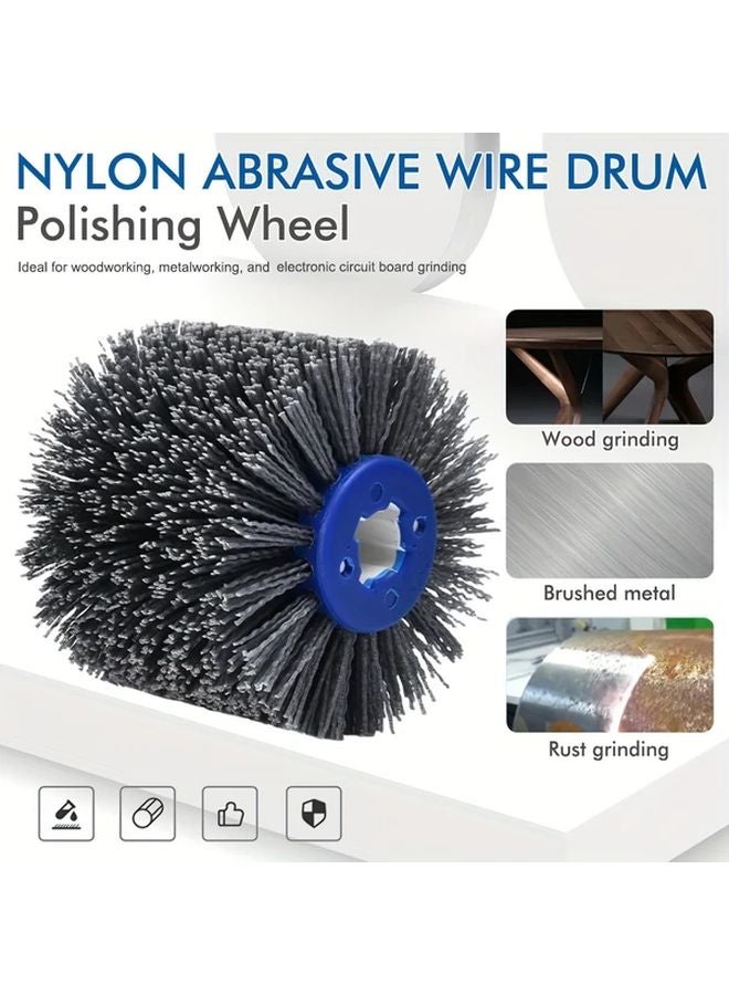 80 Mesh Polishing Brush Wheel For Wooden Floors Furniture Cork Surface Treatment - Image 2