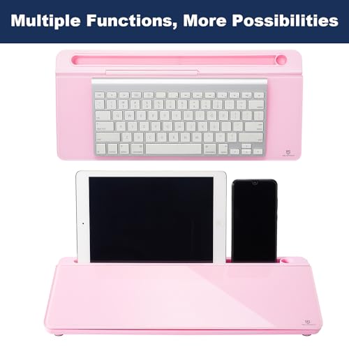 TSJ OFFICE Desktop Whiteboard Dry-Erase-Board - Computer Keyboard Stand White Board Surface Pad with Drawer, Desk Organizers with Accessories for Office, Home, School Supplies - Image 5