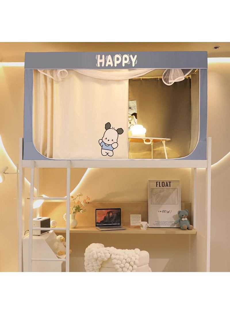 عام كارتون ناموسية الطالب مع دعم المهجع كامل مظلة السرير ستارة سحاب ناموسية الطالب النوم الخصوصية حماية السرير خيمة ستارة الظل - Image 4