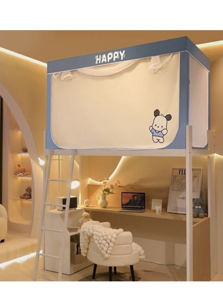 عام كارتون ناموسية الطالب مع دعم المهجع كامل مظلة السرير ستارة سحاب ناموسية الطالب النوم الخصوصية حماية السرير خيمة ستارة الظل - Image 5