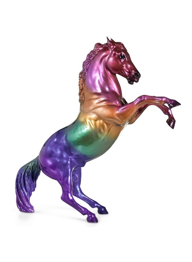 Breyer Breyer Horses Traditional Series Limited Edition | Jewels Rainbow Decorator | Horse Toy Model | 11.5" x 9" | 1:9 Scale Horse Figurine | Model #1866 - Image 1