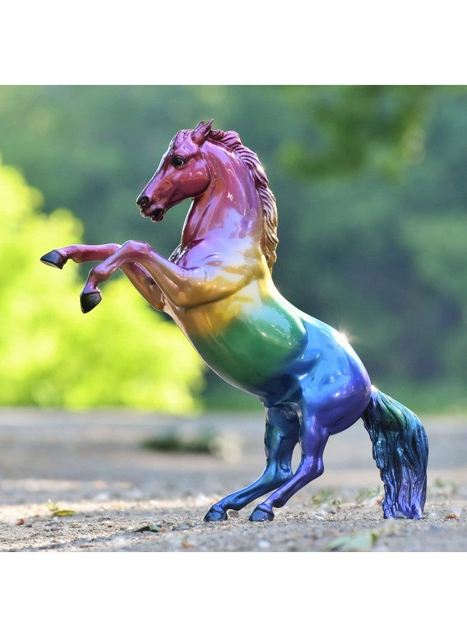 Breyer Breyer Horses Traditional Series Limited Edition | Jewels Rainbow Decorator | Horse Toy Model | 11.5" x 9" | 1:9 Scale Horse Figurine | Model #1866 - Image 5