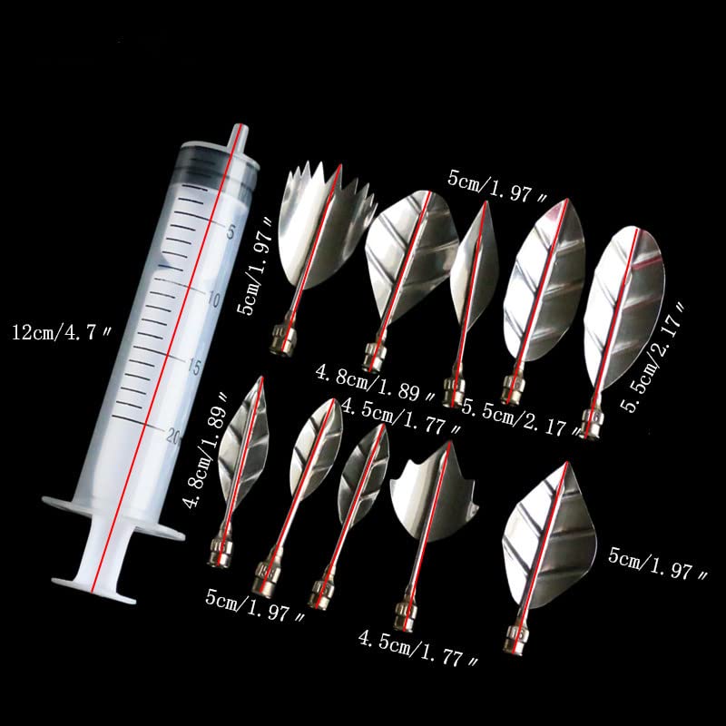 Jadeshay Gelatin Jelly Art Tools Set, Stainless Steel 3D Jelly Flower Pudding Cake Decorating DIY Kit for Creative Dessert Design (G) - Image 5