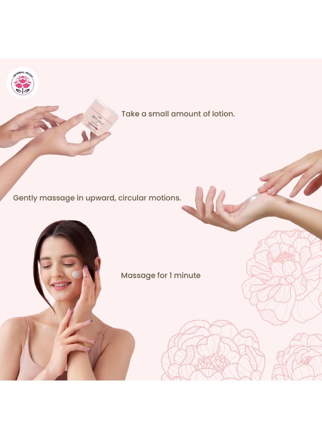 Mitchell USA Flawless Lighten Up Smooth Radiance Clarifying Day Cream – 50g with Peony Flower Extracts, Seaweed Extracts & Niacinamide | Korean-inspired Day Cream | Non-Greasy Moisturizer for Deep Hydration, Anti-Aging & Glowing Skin | Day Cream for All Skin Types - Image 5