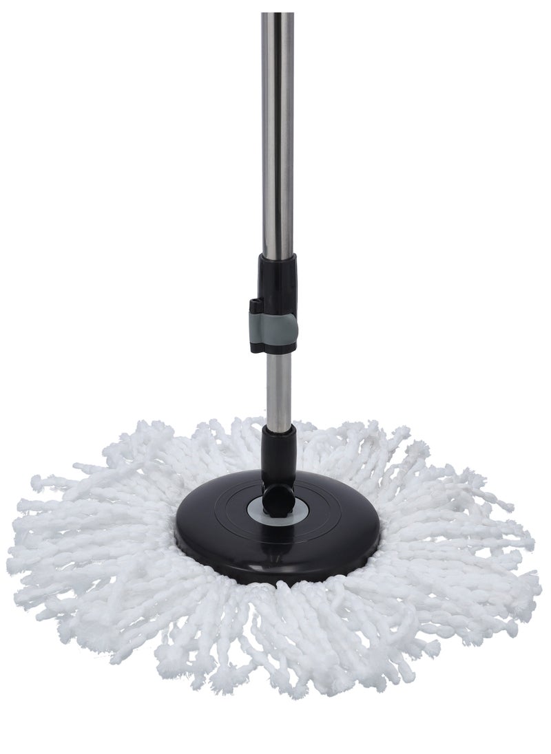 Delcasa Nexon Turkey made Spin Easy Microfiber Mop, Telescopic handle, 13 Liter Capacity DC1967, 25 x 29 x 46 cm