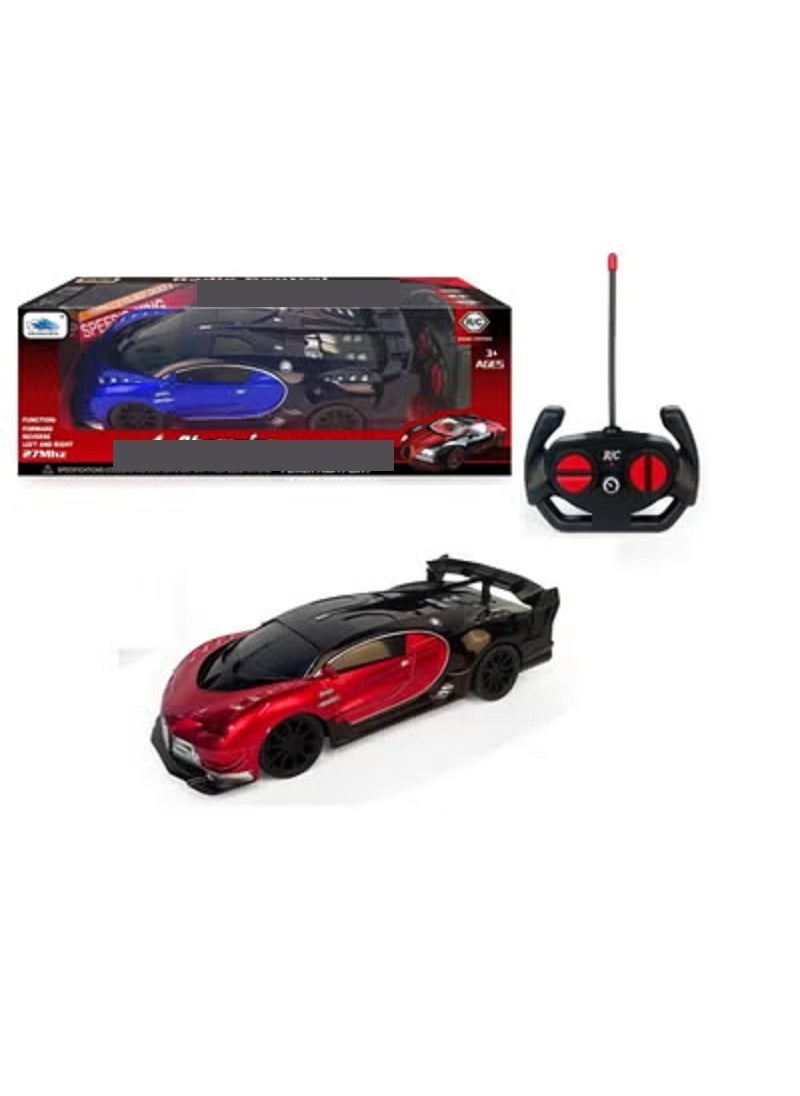 FAMILY Champion 1:16 R/C Car W/Light (4CH)10-1616858R red  - Image 2