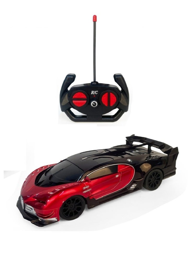 FAMILY Champion 1:16 R/C Car W/Light (4CH)10-1616858R red  - Image 1