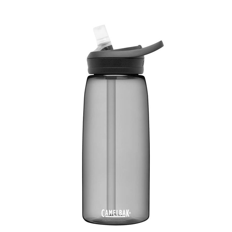 CamelBak eddy+ Water Bottle with Tritan Renew – Straw Top 32oz, Charcoal - Image 2