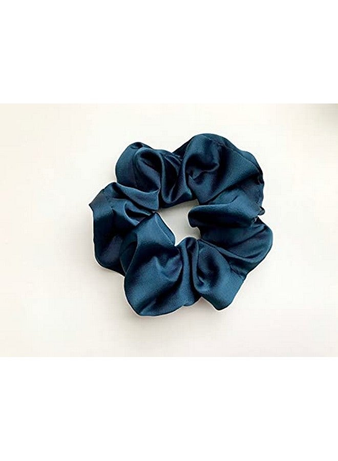 Viyanshi Silk Satin Hair Ties Scrunchies Elastic Hair Band for Women (s25) - Multicolor - Image 3