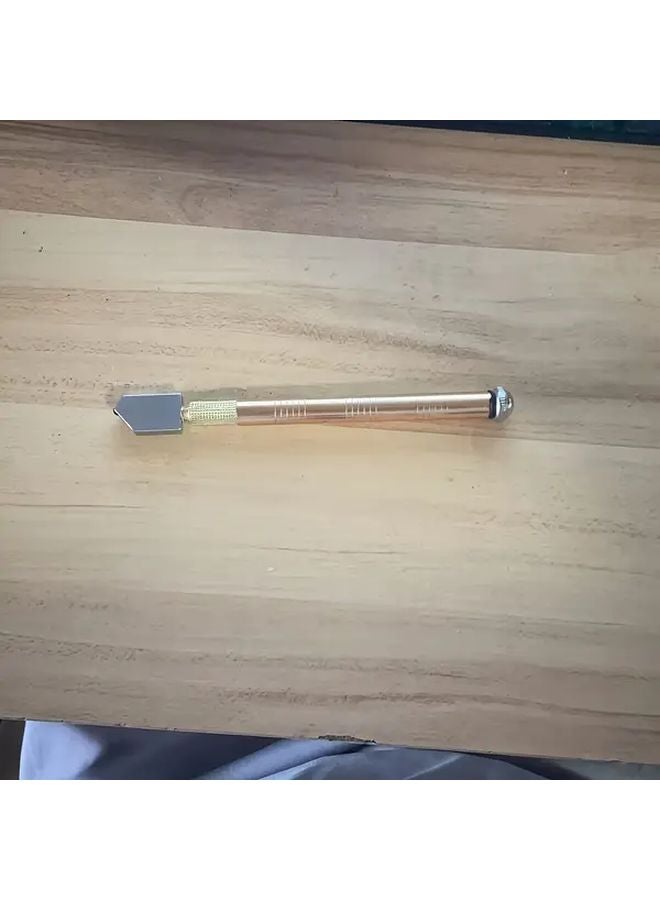 Enhanced Version Professional Diamond Glass Cutter With Steel Blade Aluminum Handle - Image 1